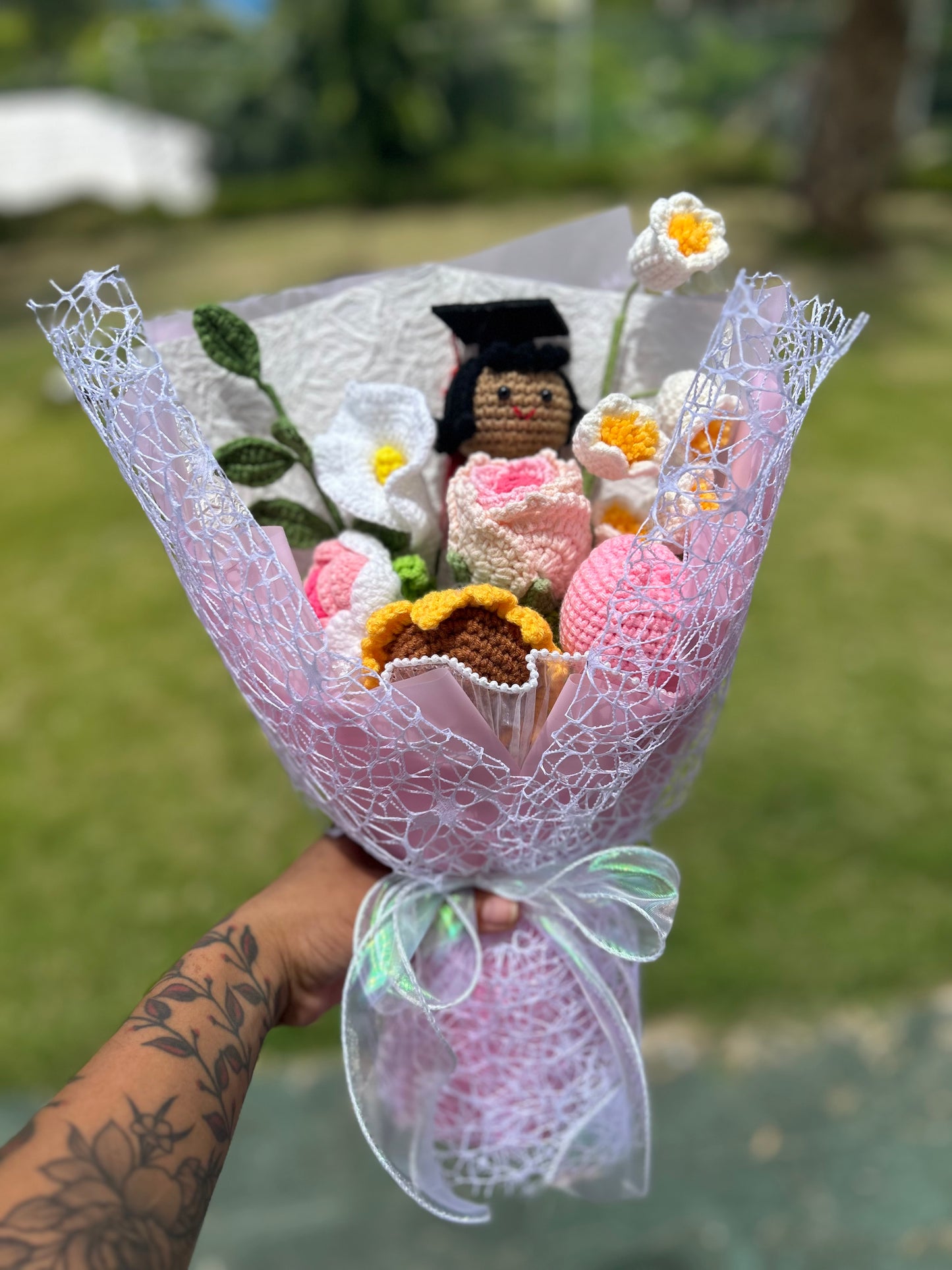 Crochet Graduation Bouquet