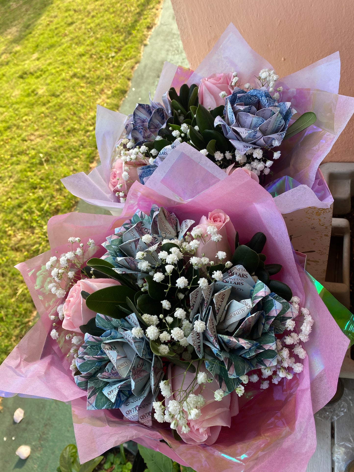 Money Rose Bouquet - Dozen