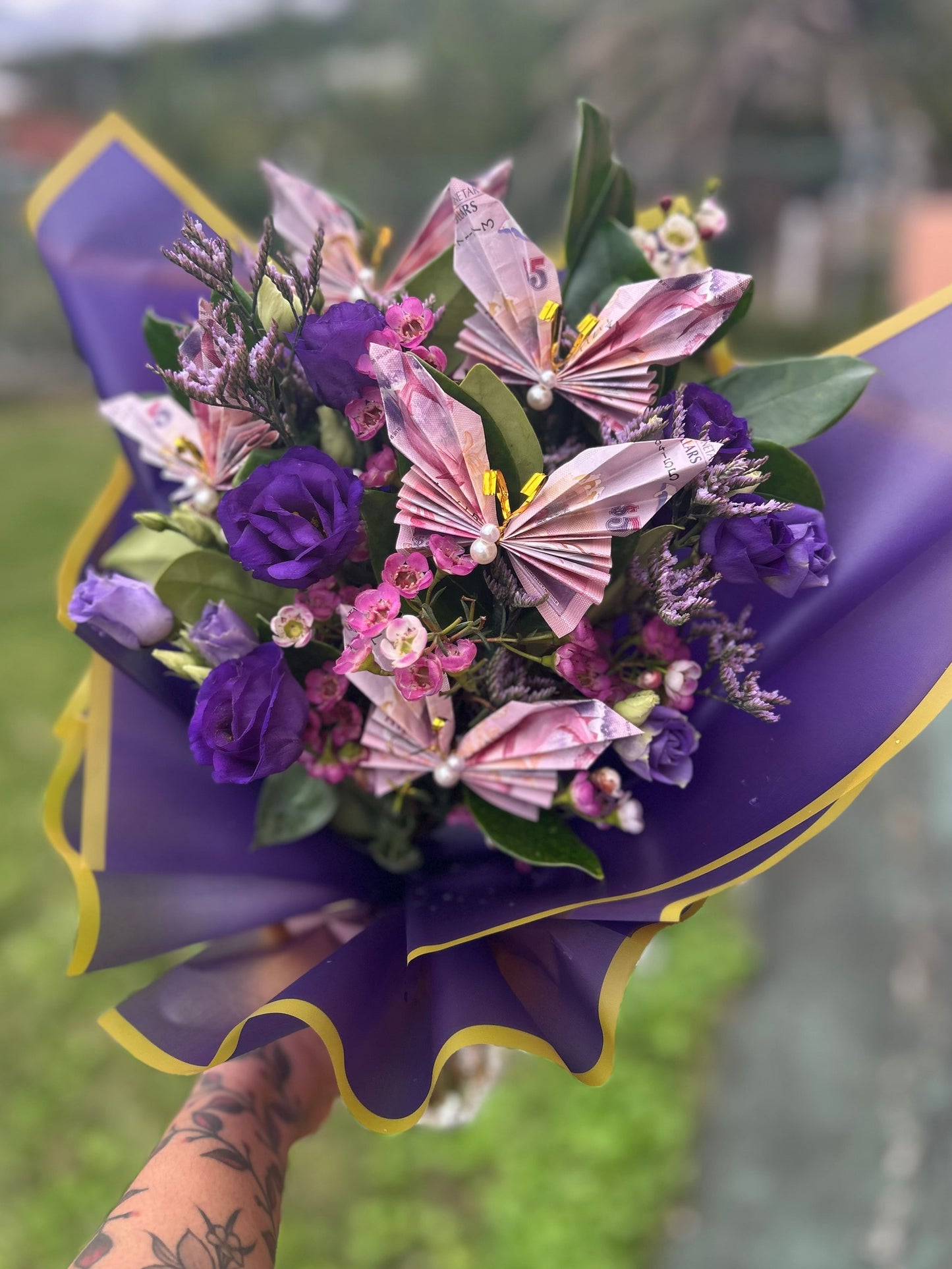 Money Butterfly Bouquet