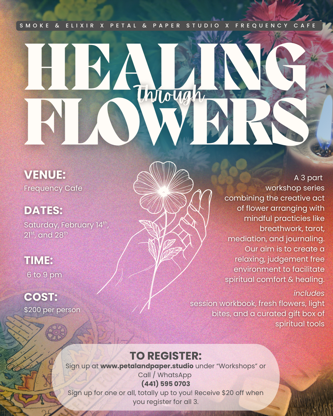 Healing Through Flowers Workshop series