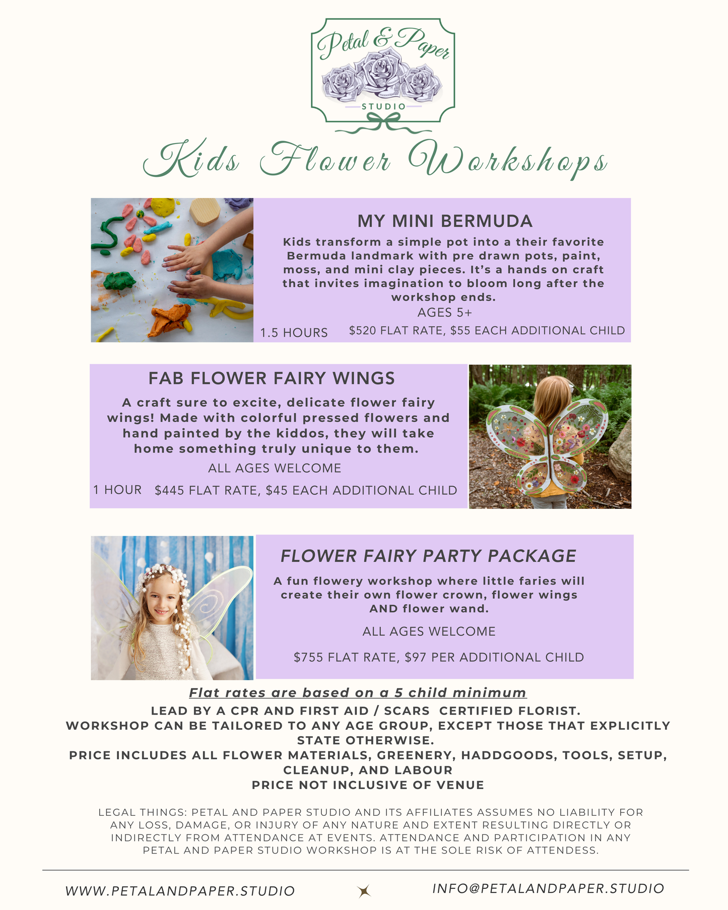 Private Kid’s Flower Workshop