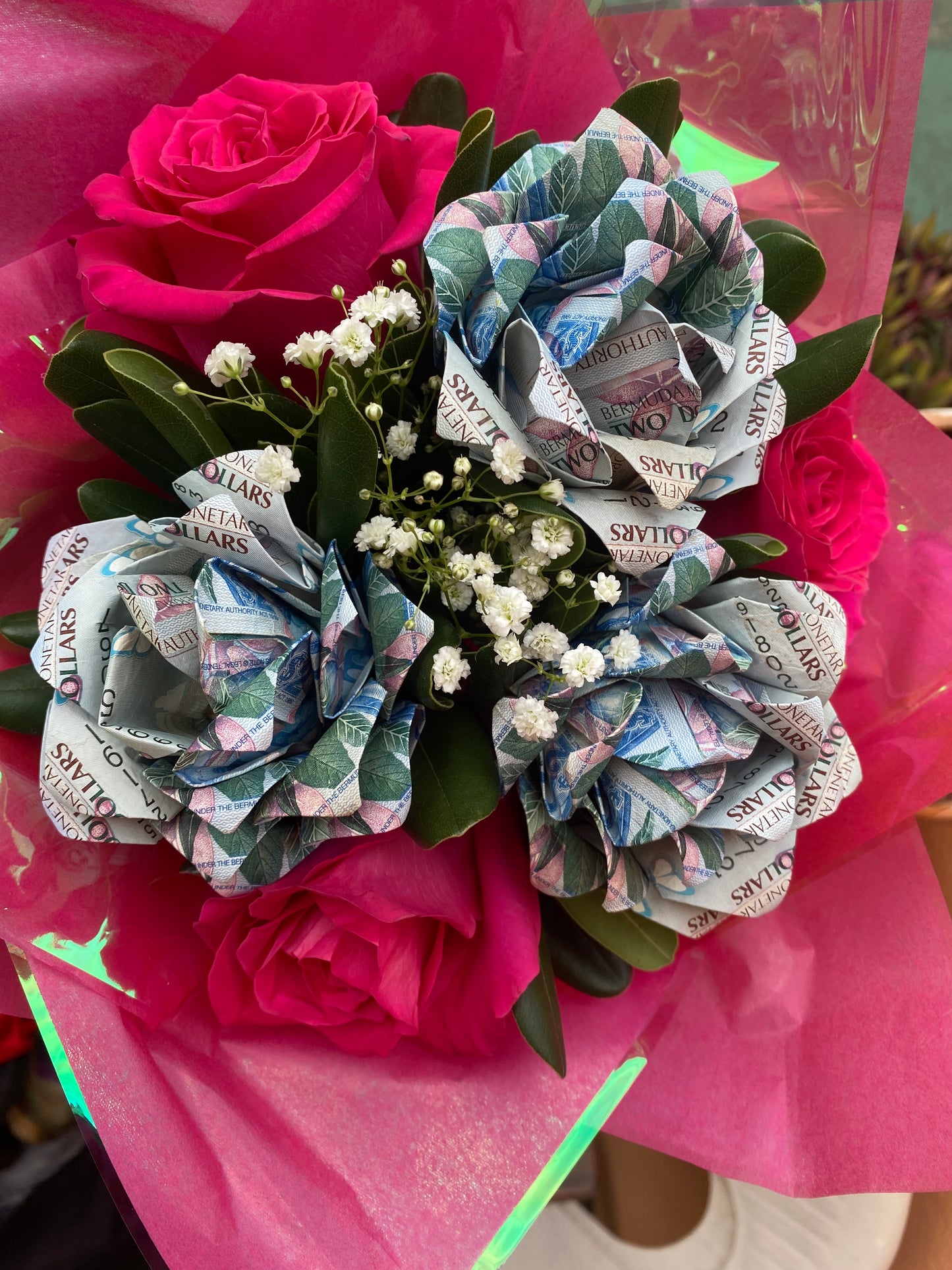 Money Rose Bouquet - Half dozen (6)