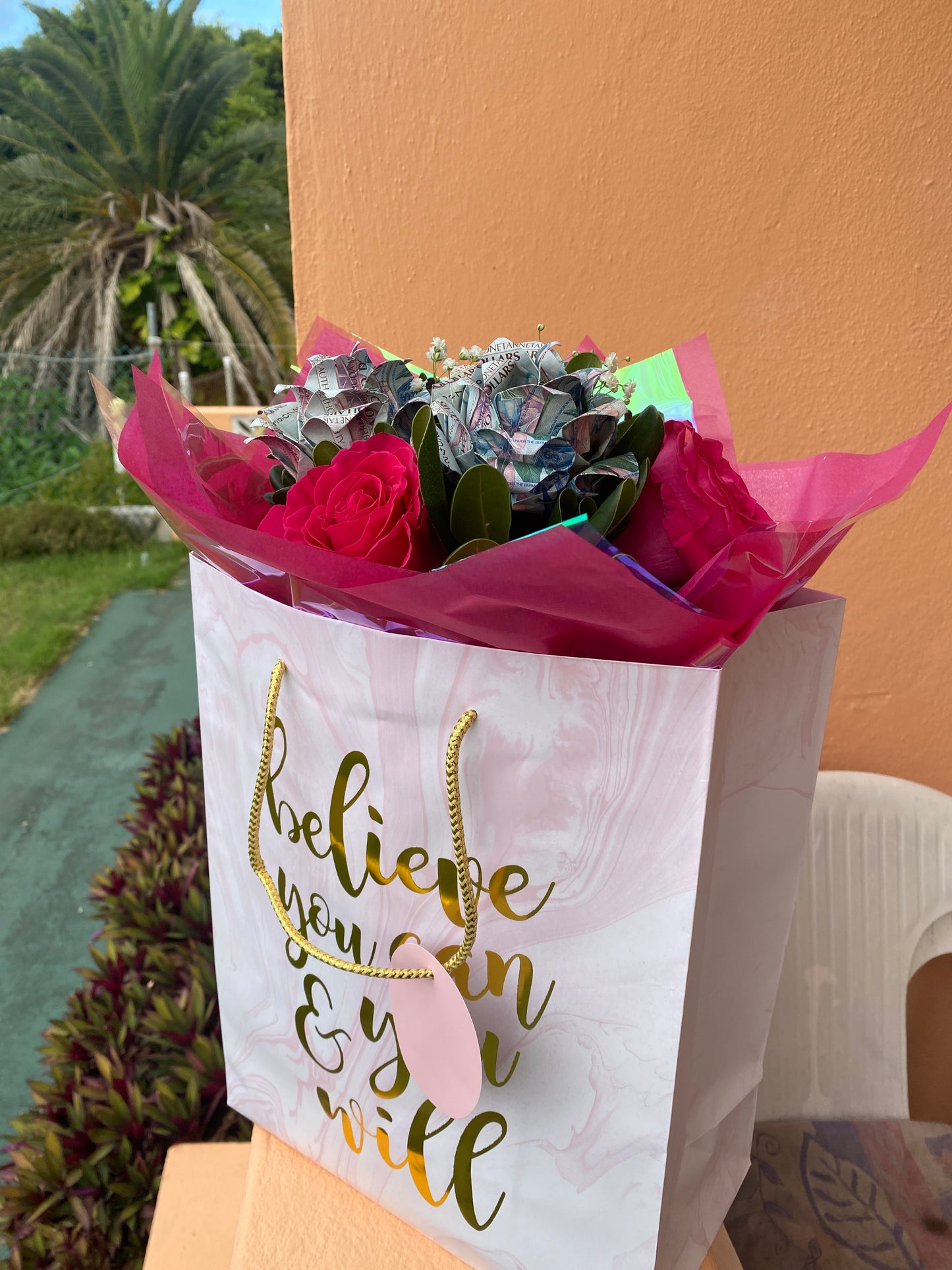 Money Rose Bouquet - Half dozen (6)